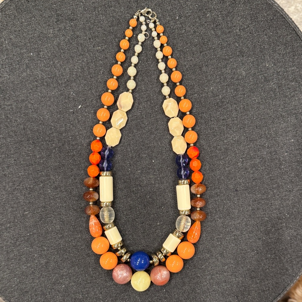 90’s - Multicolor Beaded Necklace